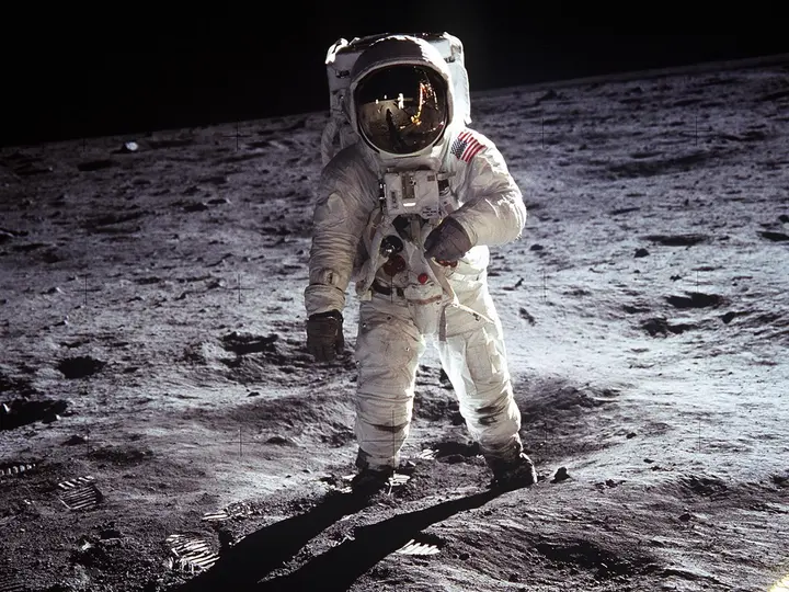 Buzz Aldrin on the Moon, Apollo 11, July 20, 1969 (AS11-40-5903)