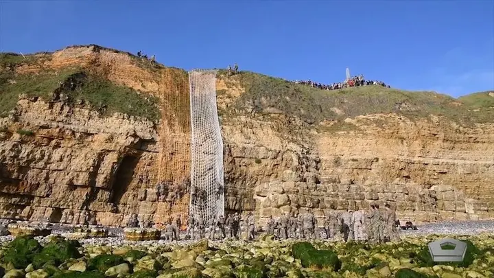 Rangers climb Pointe du Hoc 75 years later, June 2019