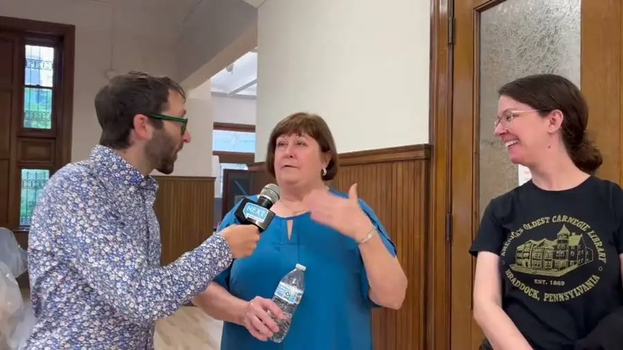 Staff of the Braddock Carnegie Library talk about America’s first Carnegie library.