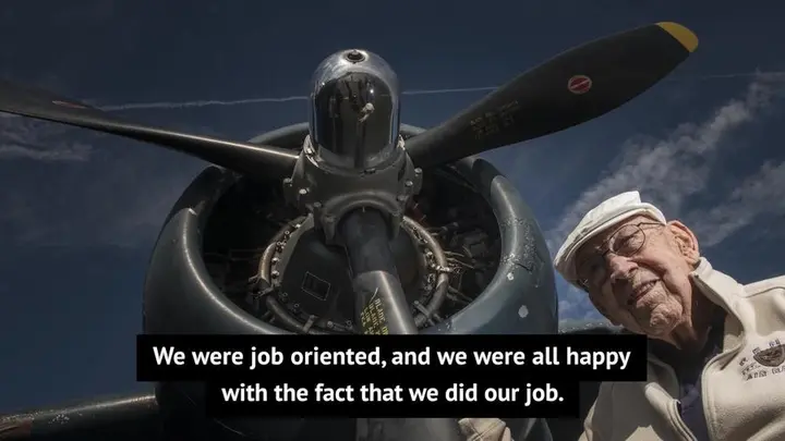 Lt. Col. Dick Cole, Doolittle’s co-pilot, in an Air Force tribute video.
