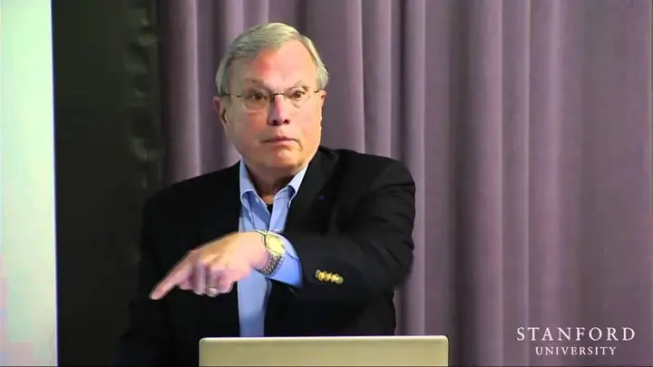 Bradford Parkinson delivers his Stanford Engineering Hero lecture, "GPS for Humanity."