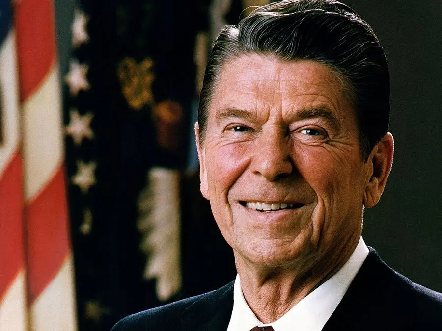 President Ronald Reagan, official portrait, 1981.