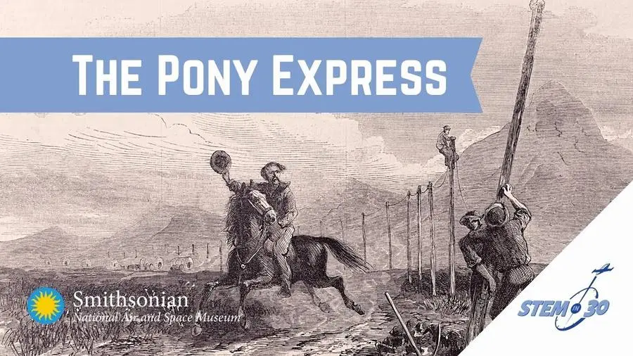 Title card of Fleet and Fleeting: The Legacy of the Pony Express.