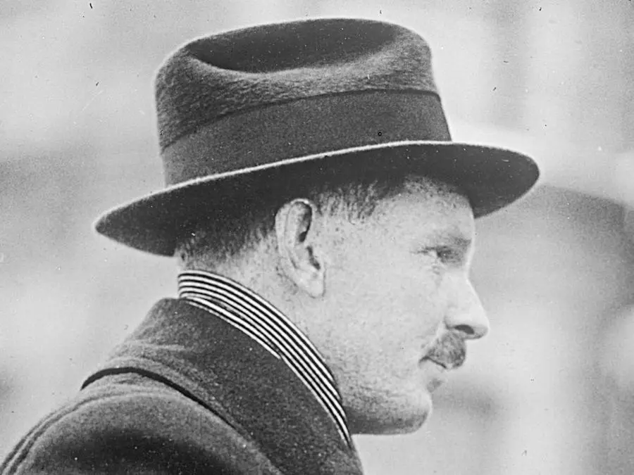 Alvin C. York in civilian clothes after the war, about 1920