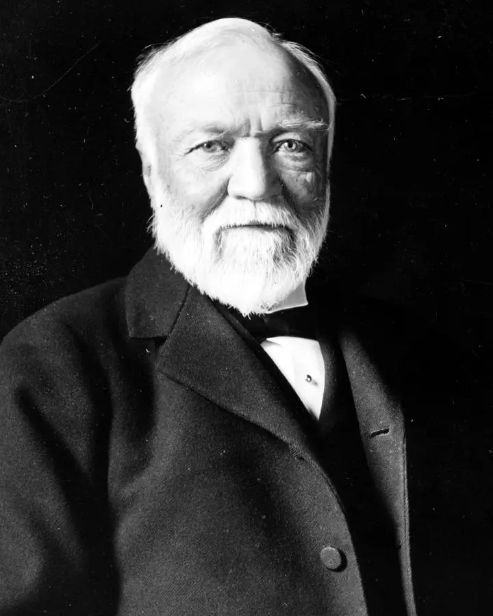 Andrew Carnegie, photographed by Theodore C. Marceau in 1913.