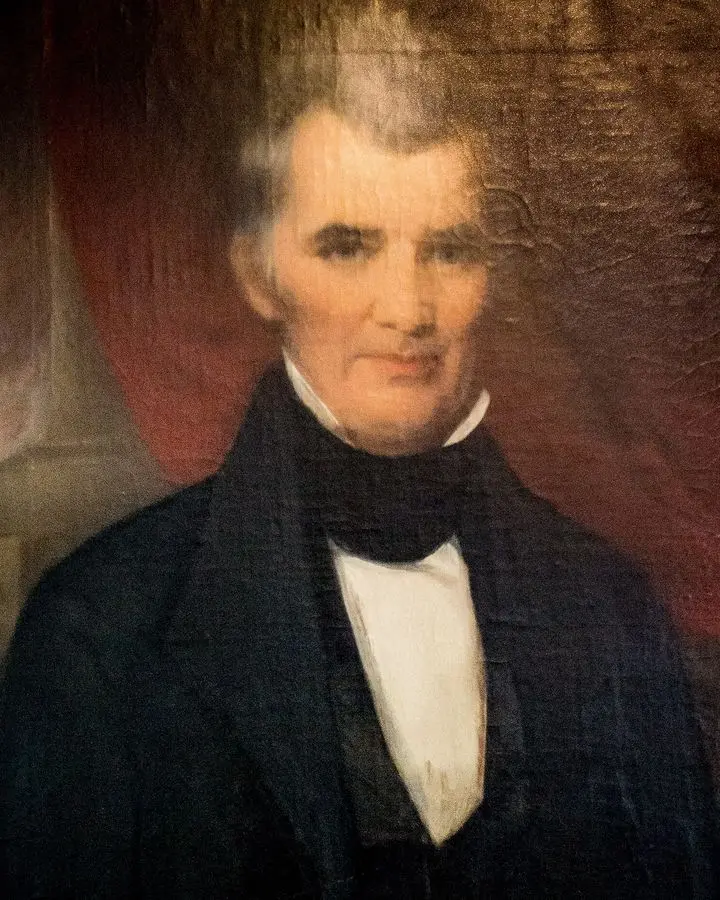 William Carroll, official portrait as governor of Tennessee (Washington Bogart Cooper, 1843).