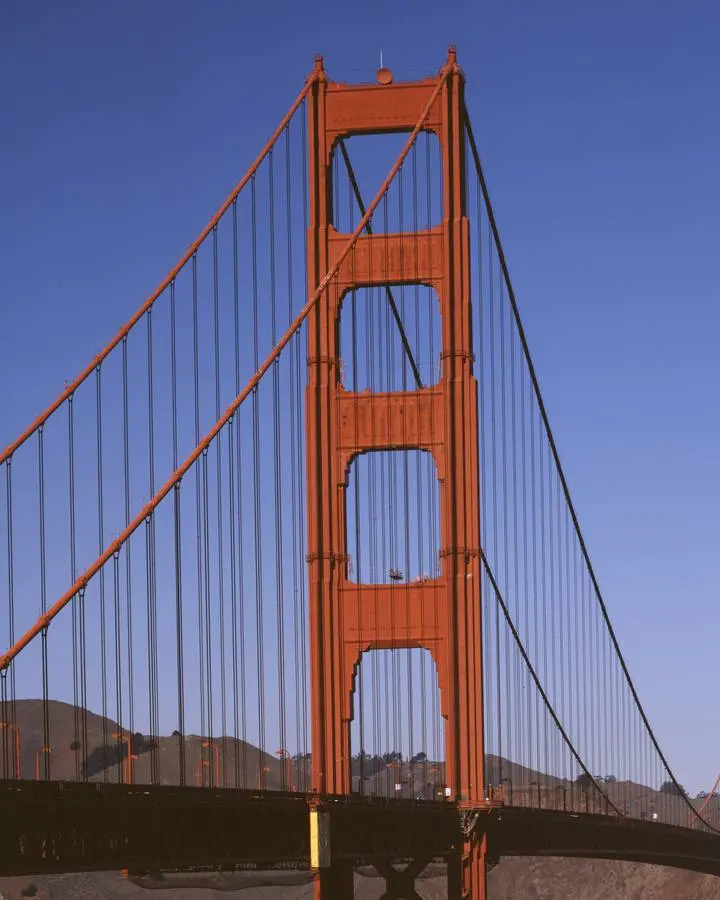A tower of the bridge whose structure Charles Ellis designed. No free portrait of Charles Ellis is available.