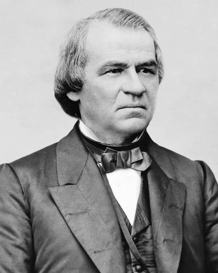 President Andrew Johnson.
