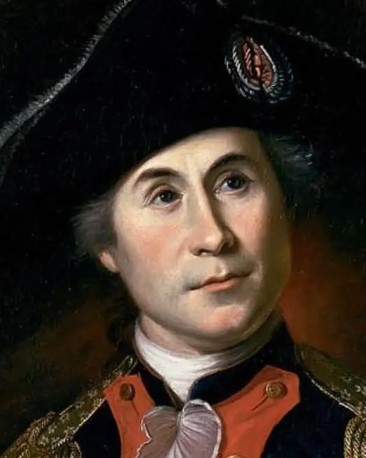 Capt. John Paul Jones, painted by Charles Willson Peale, about 1781, wearing the French Cross of Military Merit.