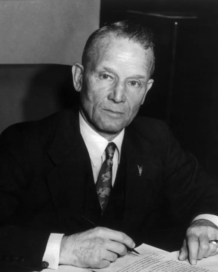 Vice Adm. Emory S. Land, chairman of the U.S. Maritime Commission.