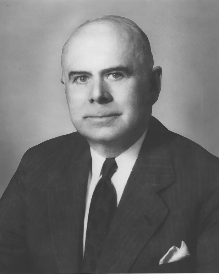 Thomas H. MacDonald, Chief of the U.S. Bureau of Public Roads from 1919 to 1953, official portrait.