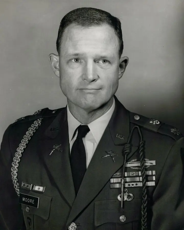 Lt. Col. Harold G. “Hal” Moore, official battalion command photograph, 1965.