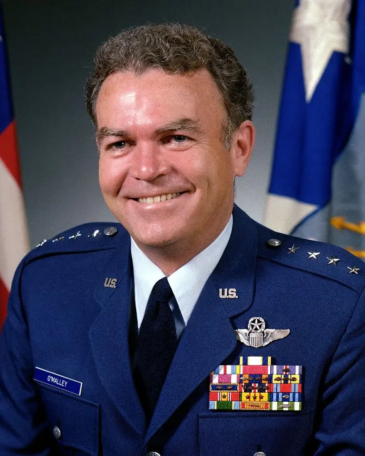 Gen. Jerome F. O'Malley, U.S. Air Force, in his official portrait.