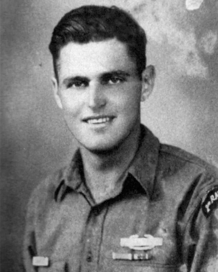Sgt. Herman Stein of F Company, 2nd Ranger Battalion.