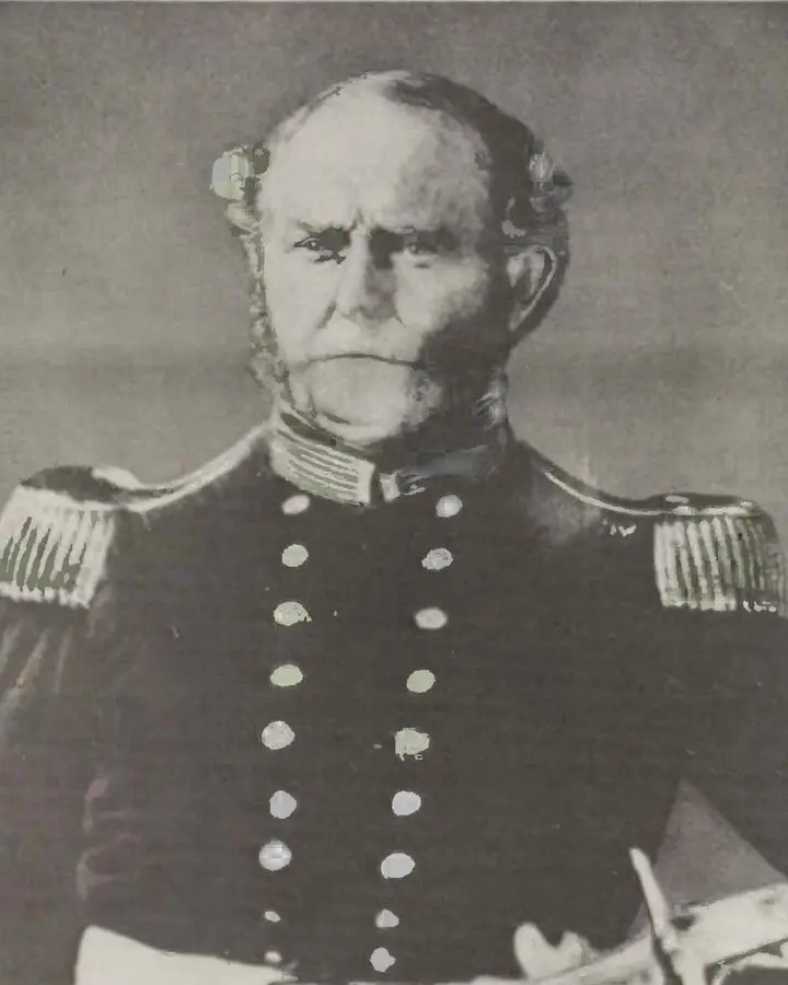 Major Levi Twiggs, U.S. Marine Corps, killed leading a storming party at Chapultepec.