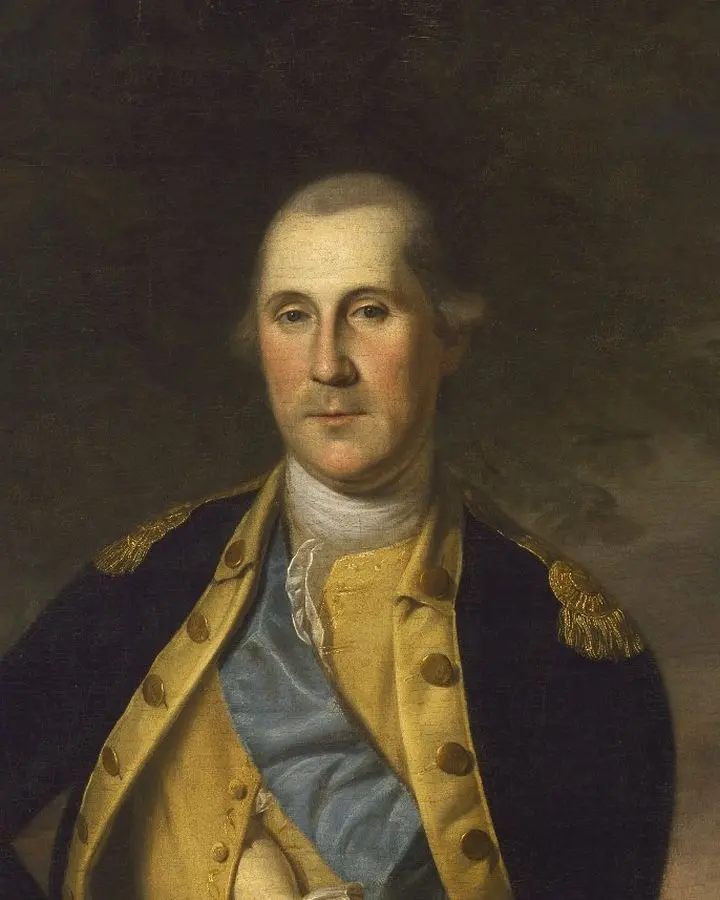 George Washington in 1776, the year of the crossing (Charles Willson Peale).