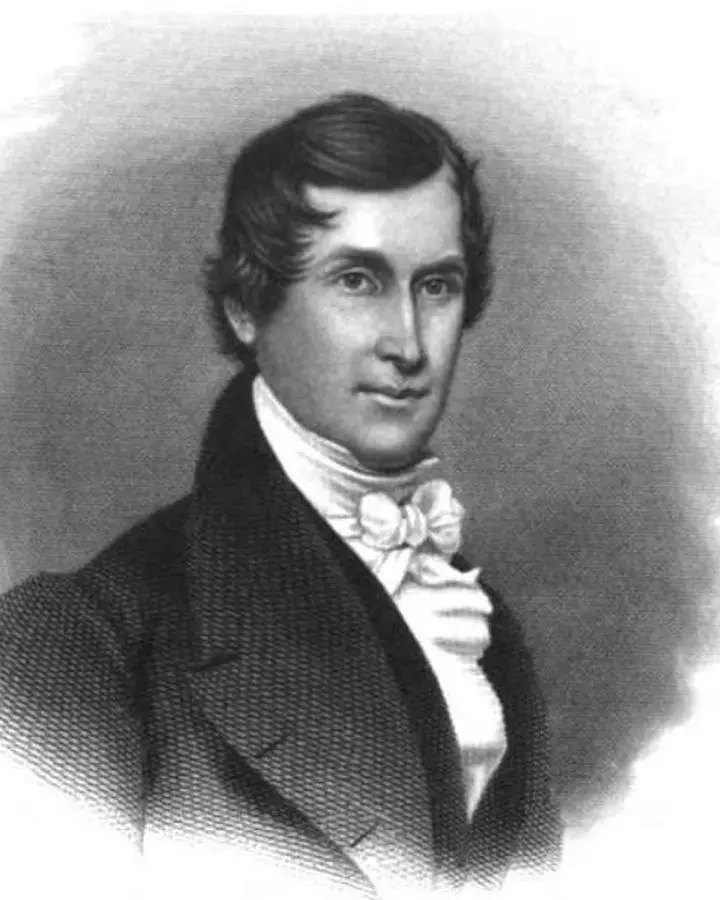 Canvass White, the canal engineer who perfected its waterproof cement, engraved for Stuart's Lives and Works of Civil and Military Engineers of America, 1871