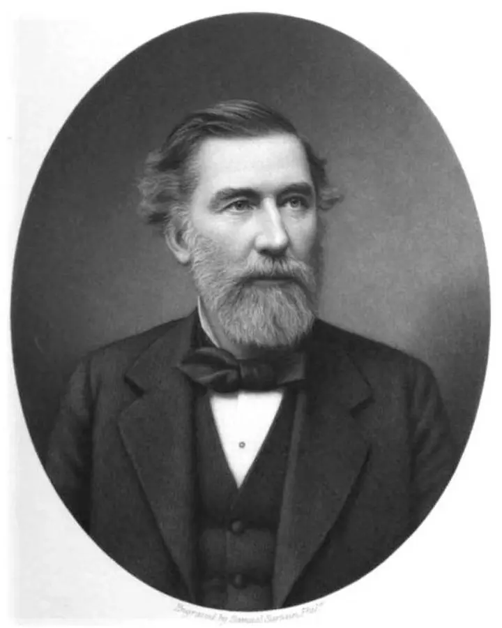 David Wills, the Gettysburg attorney who organized the cemetery and its dedication, engraved by Samuel Sartain for a county history published in 1886.
