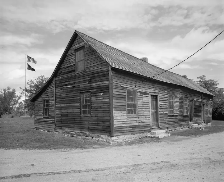 Hollenberg Station near Hanover, Kansas, a Pony Express station that still stands on its original site.