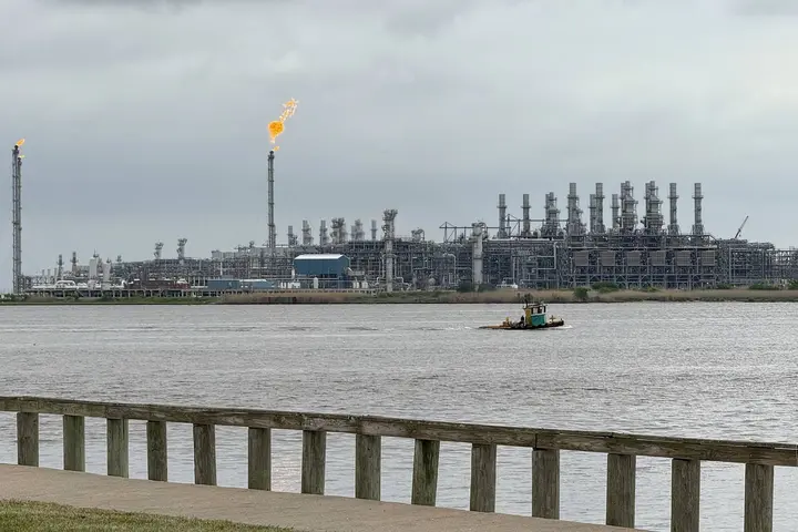 Cheniere’s Sabine Pass LNG terminal in Cameron Parish, Louisiana, where the first shale-era export cargo sailed in 2016