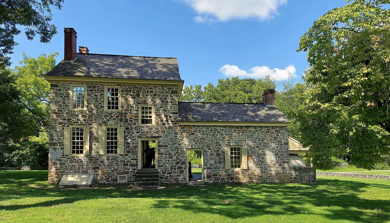 Washington’s Headquarters, the stone house by the forge where he lived and worked through the encampment.